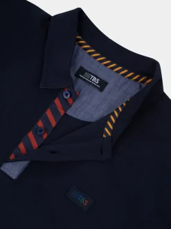 Polo Marine Manches Longues Bleu VALONPOL