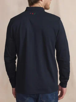 Polo Marine Manches Longues Bleu VALONPOL