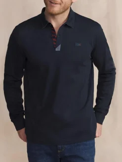Polo Marine Manches Longues Bleu VALONPOL