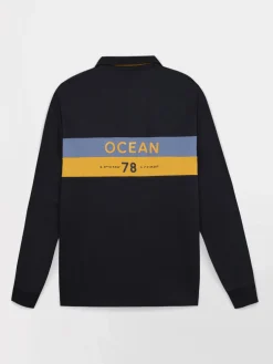 Polo Marine Manches Longues Bleu JADENPOL