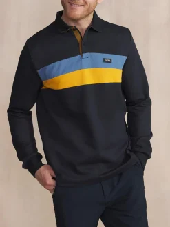 Polo Marine Manches Longues Bleu JADENPOL