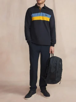 Polo Marine Manches Longues Bleu JADENPOL