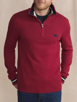 Pull Cepage Manches Longues Rouge TATUMCAM