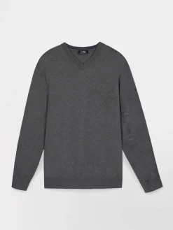 Pull Granit Manches Longues Gris MALIKVER
