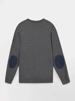 Pull Granit Manches Longues Gris MALIKVER
