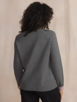 Pull Gris Chine Manches Longues PIARAPUL
