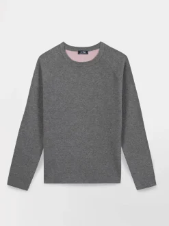 Pull Gris Chine Manches Longues PIARAPUL