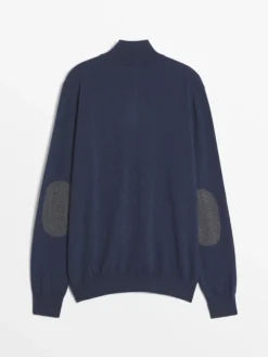 Pull Homme Col Camionneur Bleu MALIKCAM