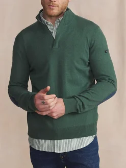 Pull Homme Col Camionneur Bleu MALIKCAM