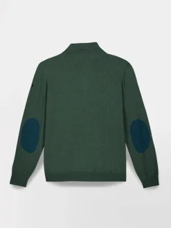 Pull Homme Col Camionneur Bleu MALIKCAM