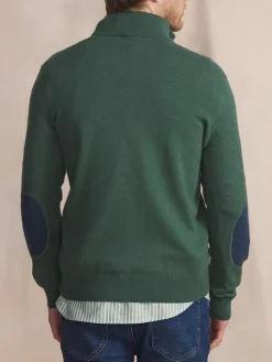 Pull Homme Col Camionneur Bleu MALIKCAM