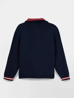 Pull Marine Manches Longues Bleu TATUMCAM