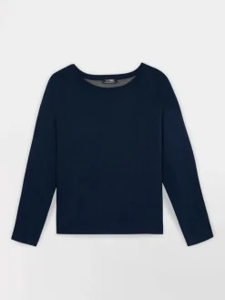 Pull Marine Manches Longues Bleu PIARAPUL
