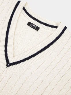 Pull Sans Manche Blanc ARIAHCAP