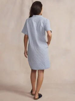 Robe courte femme chambray BABETROB