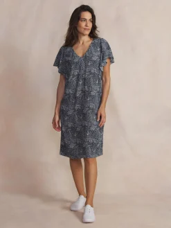 Robe courte femme navy HABBYROB
