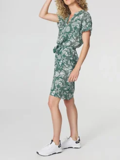 Robe Femme Imprimés Exclusifs TBS Vert JANIEROB