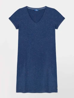 Robe Femme Jersey Coton Marine