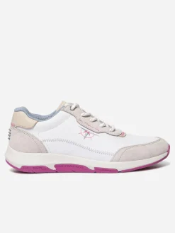 Running femme blanc et fuschia JAZFOIL