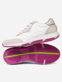 Running femme blanc et fuschia JAZFOIL