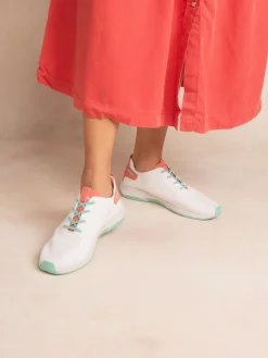 Running femme blanc peche opaline JAZWAVE