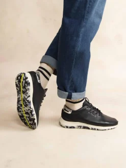 Running Femme Doublée Textile Cuir Camo Marine Silver JAZZRUN