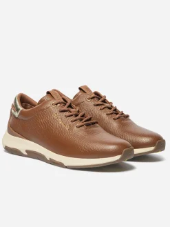 Running Femme Doublée Textile Cuir Pecan et Champagne JAZZRUN