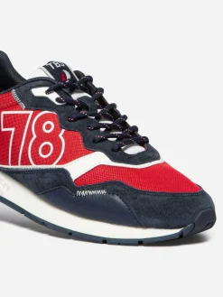 Running homme rouge et navy DJONBOT
