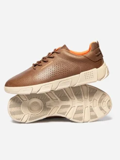 Runnings cuir grainé Marron JAZBARY