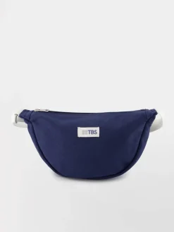 Sac Banane Femme Toile Coton Recyclé 30 x 17 x10cm Marine ROSALIE