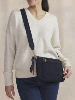 Sac Bandoulière Femme Knit Recyclé Marine