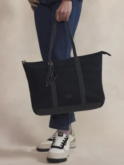 Sac Cabas Femme Knit Recyclé Marine
