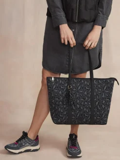 Sac Cabas Femme Knit Recyclé Noir JAZACABA