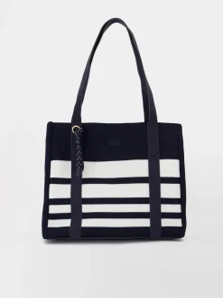 Sac cabas femme raye marine JAZOVER