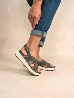 Sandales compensées femme cactus LAIHONA