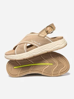 Sandales compensées femme cappucino LAIHONA