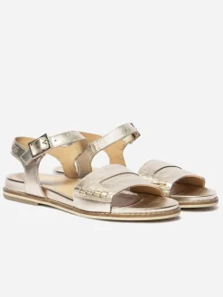 Sandales plates femme bronze MASILIA