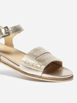 Sandales plates femme bronze MASILIA