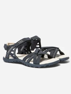 Sandales plates femme navy TREKKER
