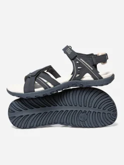 Sandales plates femme navy TREKKER