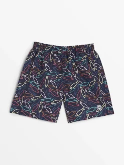 Short de Bain Fabriquée En France Multi Couleur