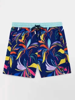 Short de bain Homme Fabrication Française Bleu et Multico ACHILLE