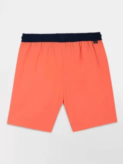 Short de Bain Homme Fabrication Française Cordon ressérrage Ceinture Elastiquée Rouge THOMAS
