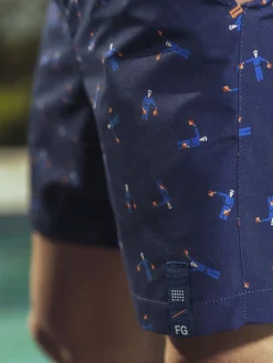 Short de Bain Homme Fabriqué en France Marine
