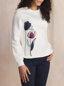 Sweat Arctique Manches Longues Blanc HILDARON