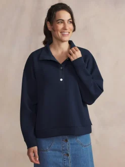 Sweat femme navy ESLYNCAM