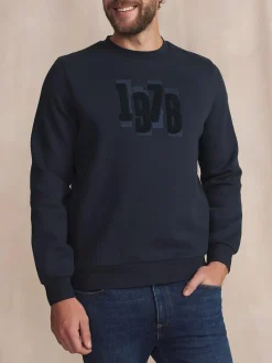 Sweat Marine Manches Longues Bleu ABRAMRON