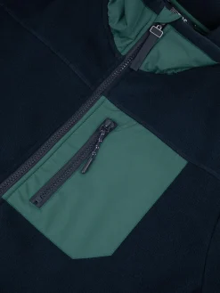 Sweat Marine Manches Longues Bleu CADENZIP