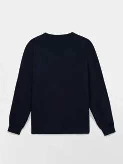 Sweat Marine Manches Longues Bleu HILDARON