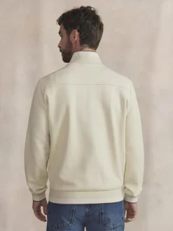 Sweat Zippé Homme Beige LEANNCAM
